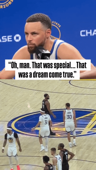 体育直播播放-库里兄弟同场等了15年，第一球就传丢了